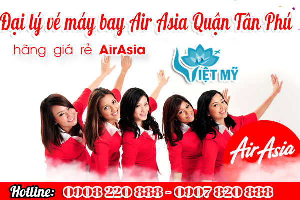 Phòng vé Air Asia quận Tân Phú