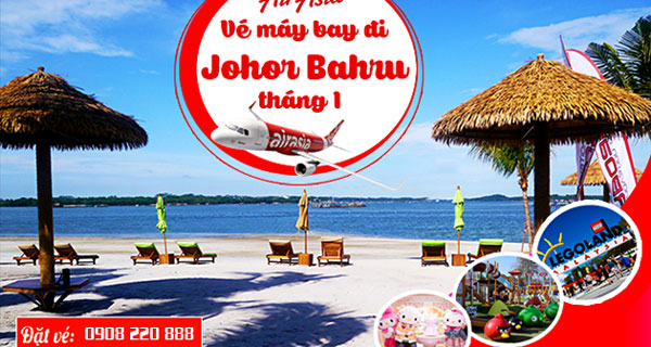 Giá vé máy bay đi Johor Bahru tháng 5