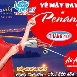 Vé máy bay đi Penang tháng 10