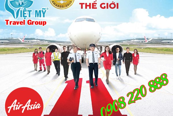 AirAsia nhận giải thưởng 11 năm hãng hàng không giá rẻ tốt nhất thế giới