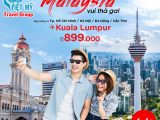 AirAsia khuyến mãi vé đi Kuala Lumpur chỉ từ 929K