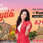 AirAsia khuyến mãi vé đi Kuala Lumbur chỉ từ 829K