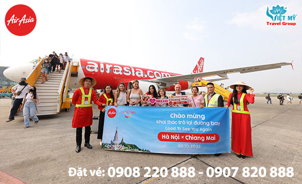 Giá vé các đường bay từ Việt Nam đi Chiang Mai tại Việt Mỹ