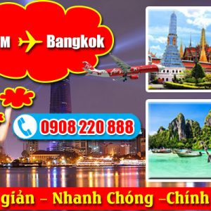 Vé máy bay Hồ Chí Minh đi Bangkok