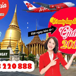 Vé máy bay giá rẻ đi Bangkok 2016
