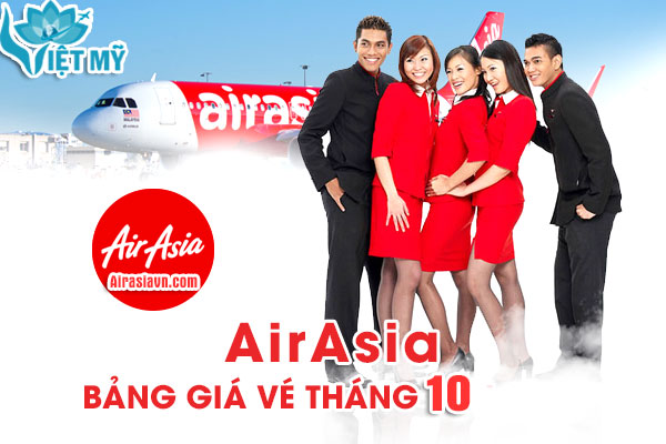 Bảng giá vé máy bay đi Kuala Lumpur tháng 10 hãng Air Asia