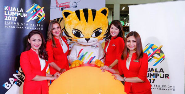 Bay Malaysia xem SEA Games 29 với vé rẻ 4 USD