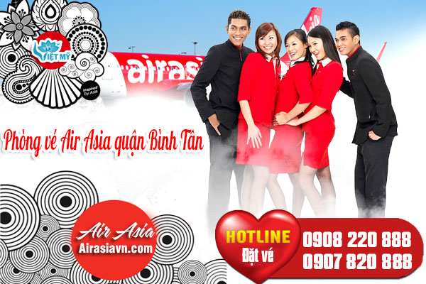 Phòng vé Air Asia quận Bình tân