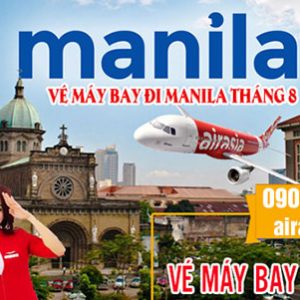 Vé máy bay đi Manila tháng 8