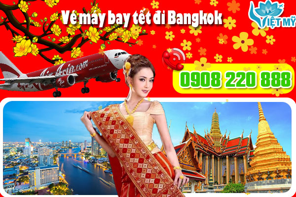 Vé máy bay tết đi Bangkok hãng Air Asia