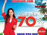 Air Asian giảm đến 70% giá vé bay thẳng tiến Malaysia, Thái Lan, Philippines