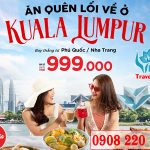 Bay đến Kuala Lumpur chỉ từ 999K cùng Air Asia