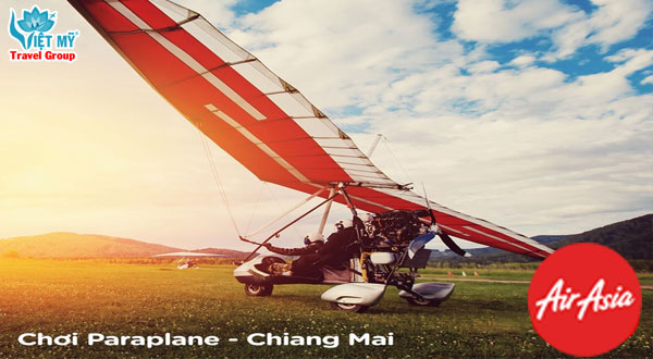 Chơi dù Paraplane ở Chiang Mai