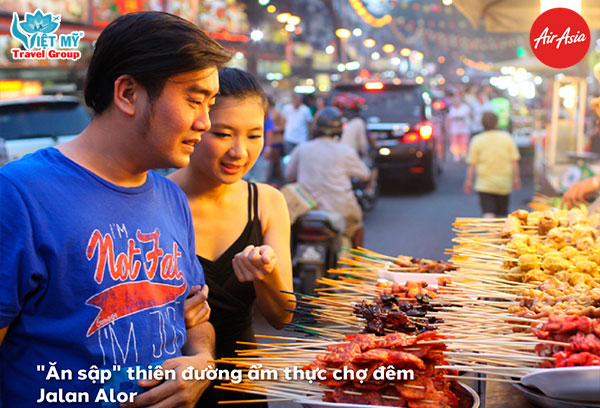 Ăn sập thiên đường ẩm thực chợ đêm Jalan Alor
