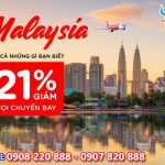 AirAsia giảm 21% giá vé máy bay đi Malaysia