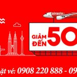 AirAsia giảm đến 50% giá vé đi Malaysia và Thái Lan