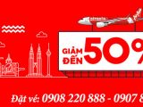 AirAsia giảm đến 50% giá vé đi Malaysia và Thái Lan